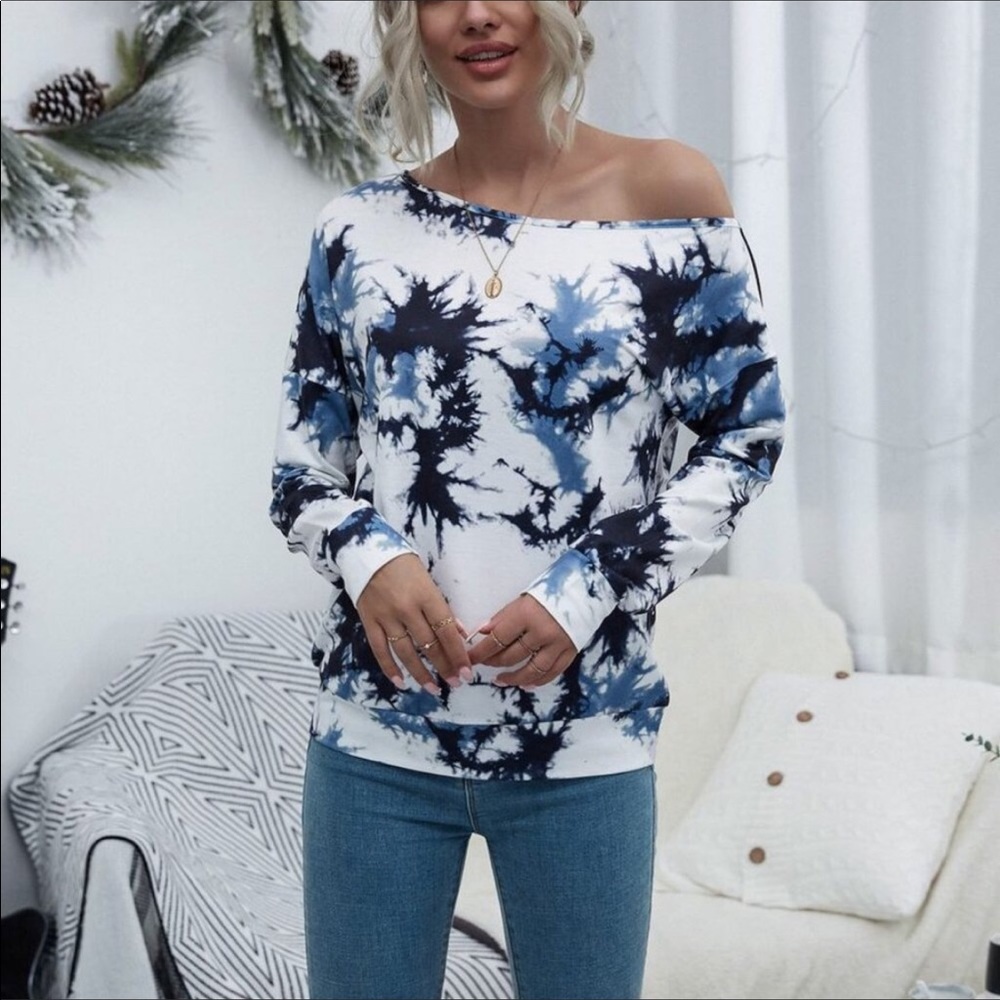 Tie Dye Top NWT- 1M - Picture 5 of 9